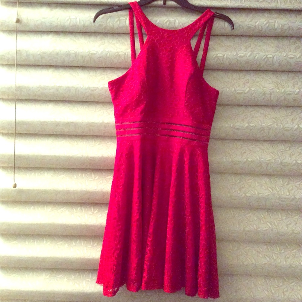 City Studio semi formal dress Red junior size 9